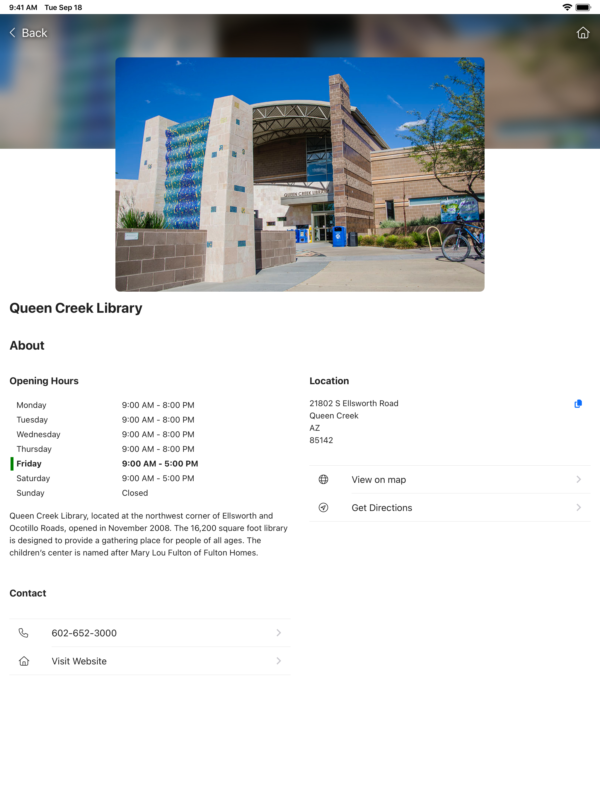 Maricopa County Library Dist. screenshot 12