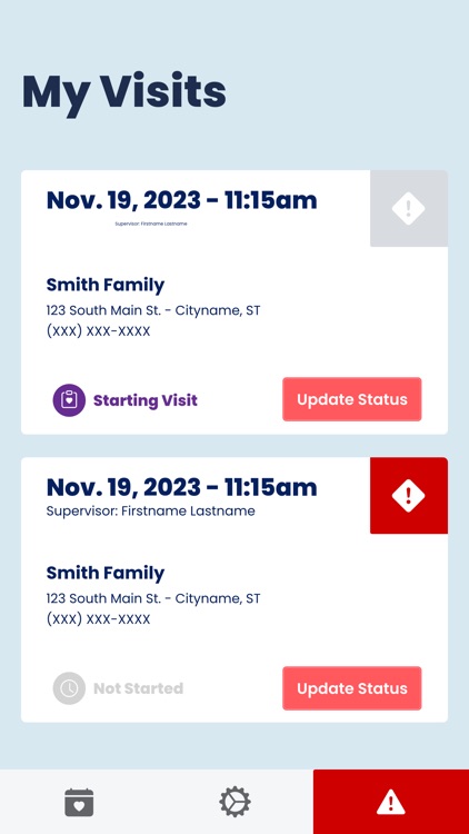 Home Visitor SAFE App