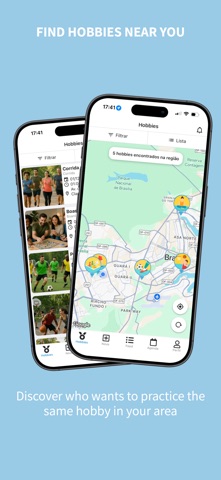 Hobby: find nearby hobbies iPhone screenshot