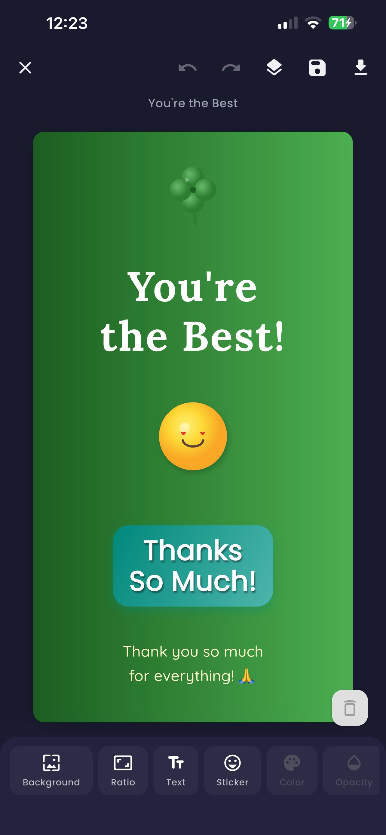 Wishes & Quotes - Card Maker screenshot 7