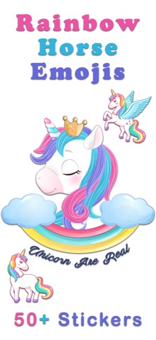 Rainbow Horse Emojis screenshot