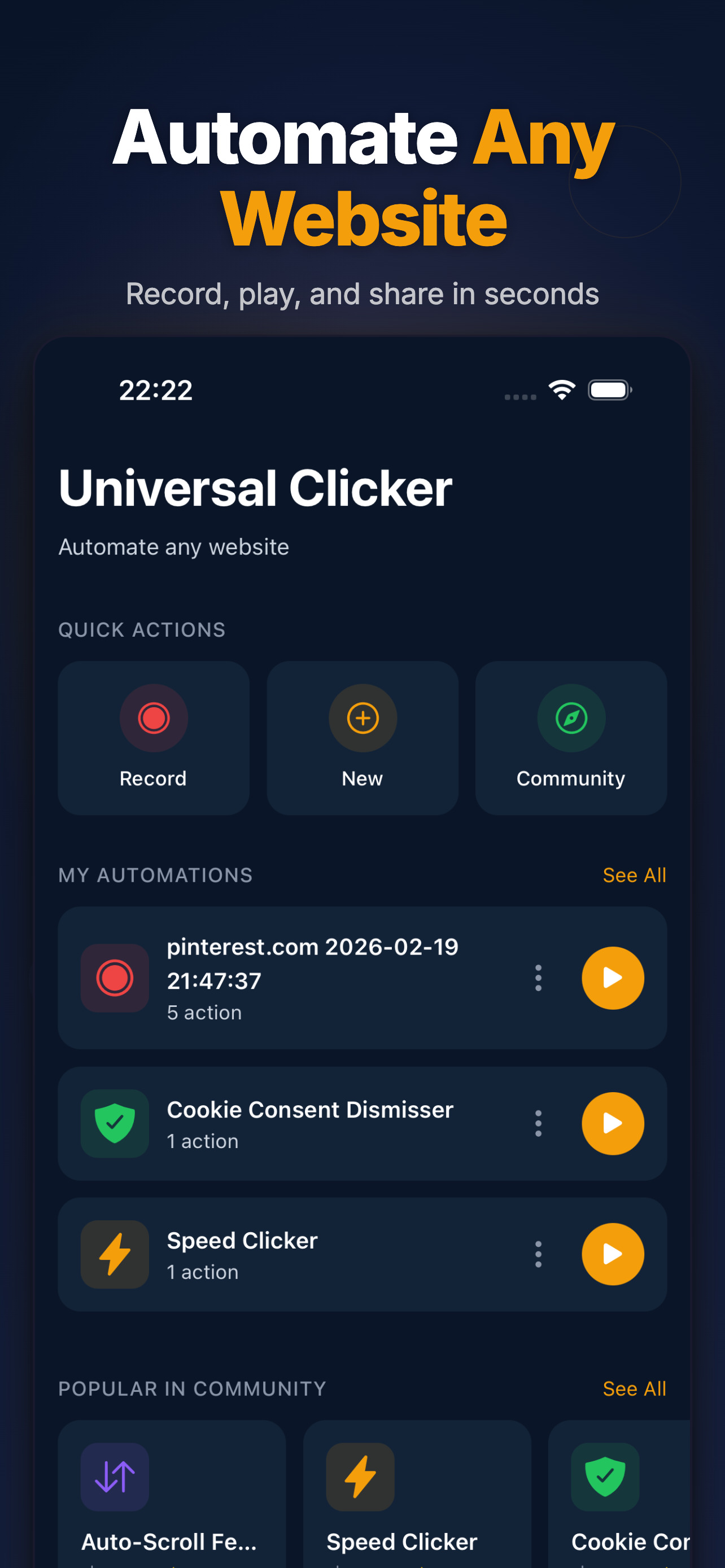 Auto Clicker:Automatic Tap App