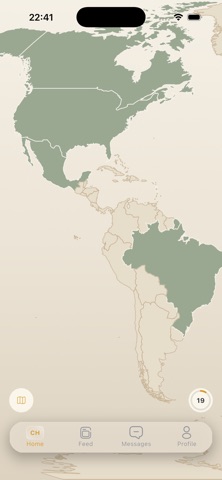 NomadMap: Travel Map & Friends Screenshot 2 of 8