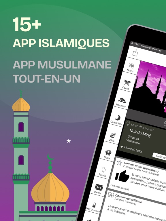 Screenshot #4 pour Calendrier islamique et prière