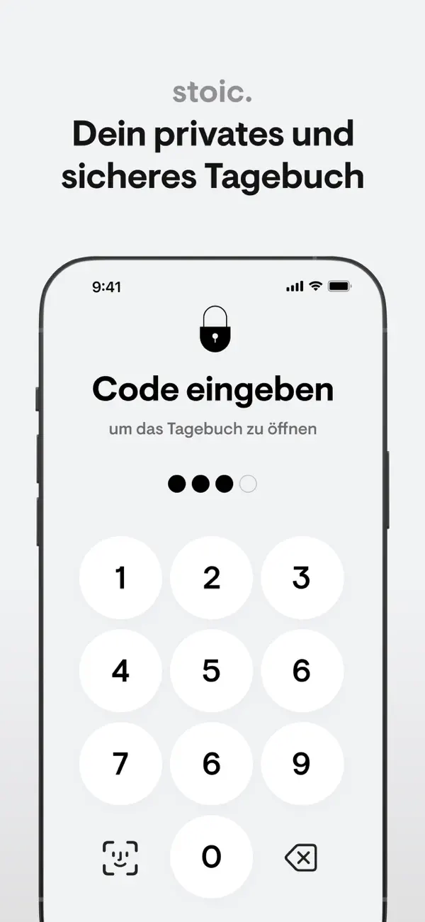 stoic. tagebuch schreiben iPhone App Screenshot 10 – Gesundheit & Fitness
