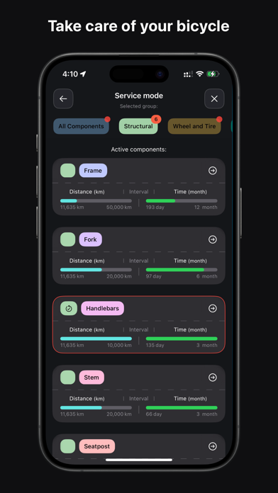 Bike Tracker - GPS, Ride, Trip Screenshot