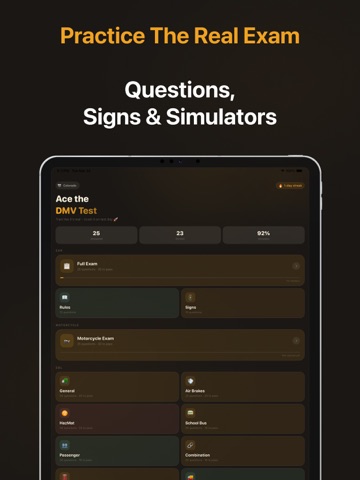 DMV Practice Test Permit 2026 iPad screenshot