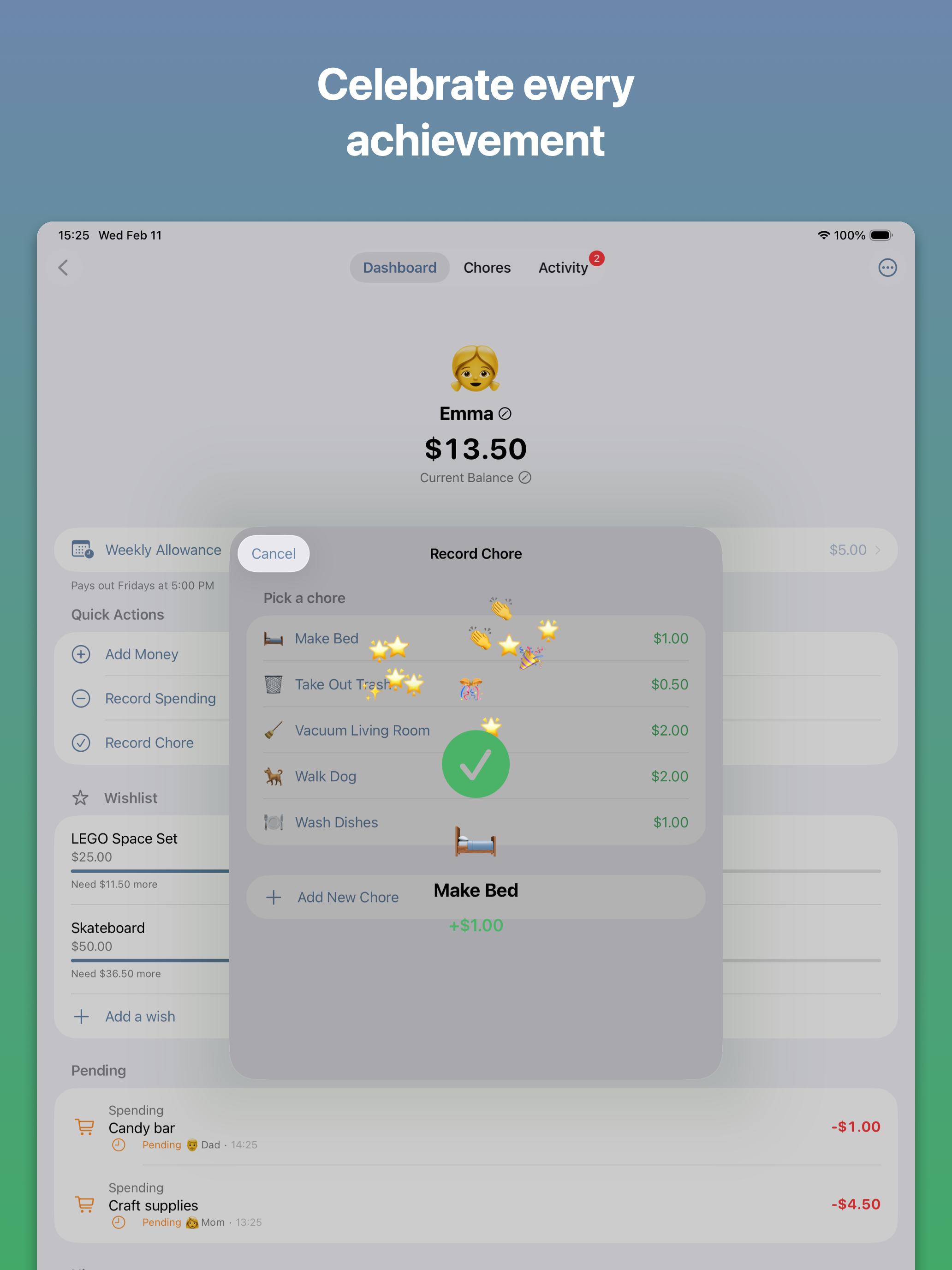 KidTab: Allowance Tracking