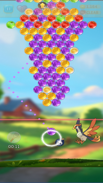 Bubble Shooter - Fruit Warrior Screenshot