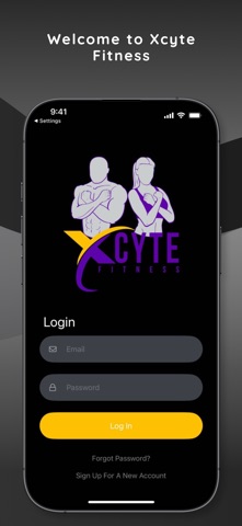Xcyte Fitness App screenshot
