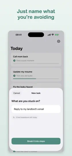 Unstuck: Beat Task Paralysis iPhone Ekran Görüntüsü 4