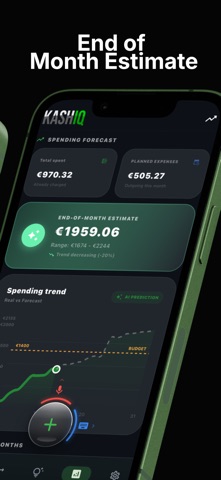 KashIQ - Expense Tracker iPhone screenshot
