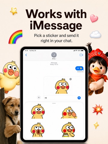MemePack: Chinese Stickers iPad screenshot