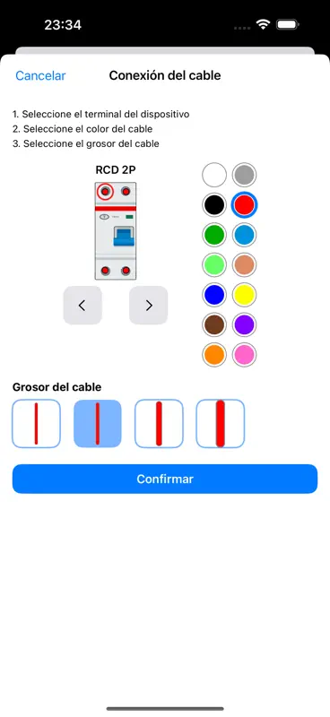 Cuadro eléctrico. Constructor screenshot 2 of 6