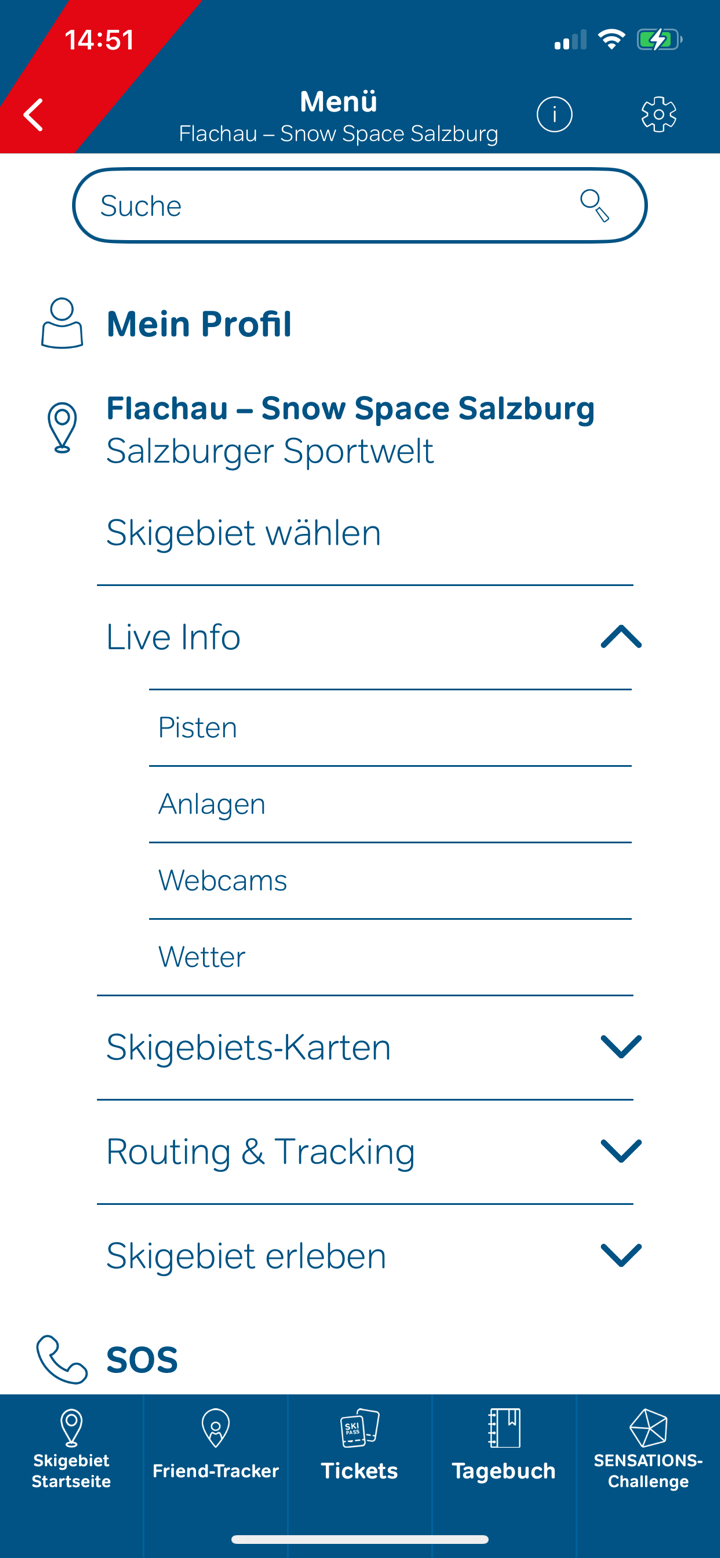Ski amadé screenshot 4