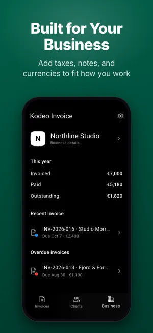 Invoice Maker & PDF Generator screenshot 3
