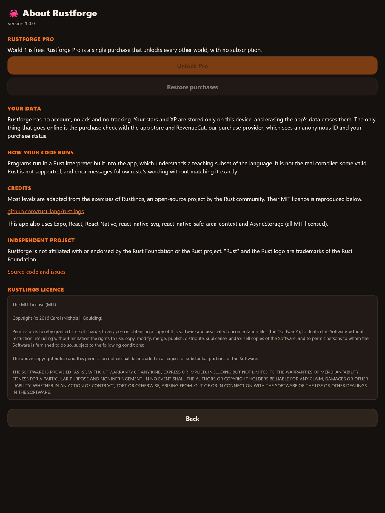 Screenshot 6 of Rustforge : a coding quest