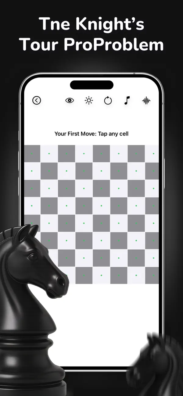 Screenshot #2 pour Échecs Puzzle Coup du Cavalier