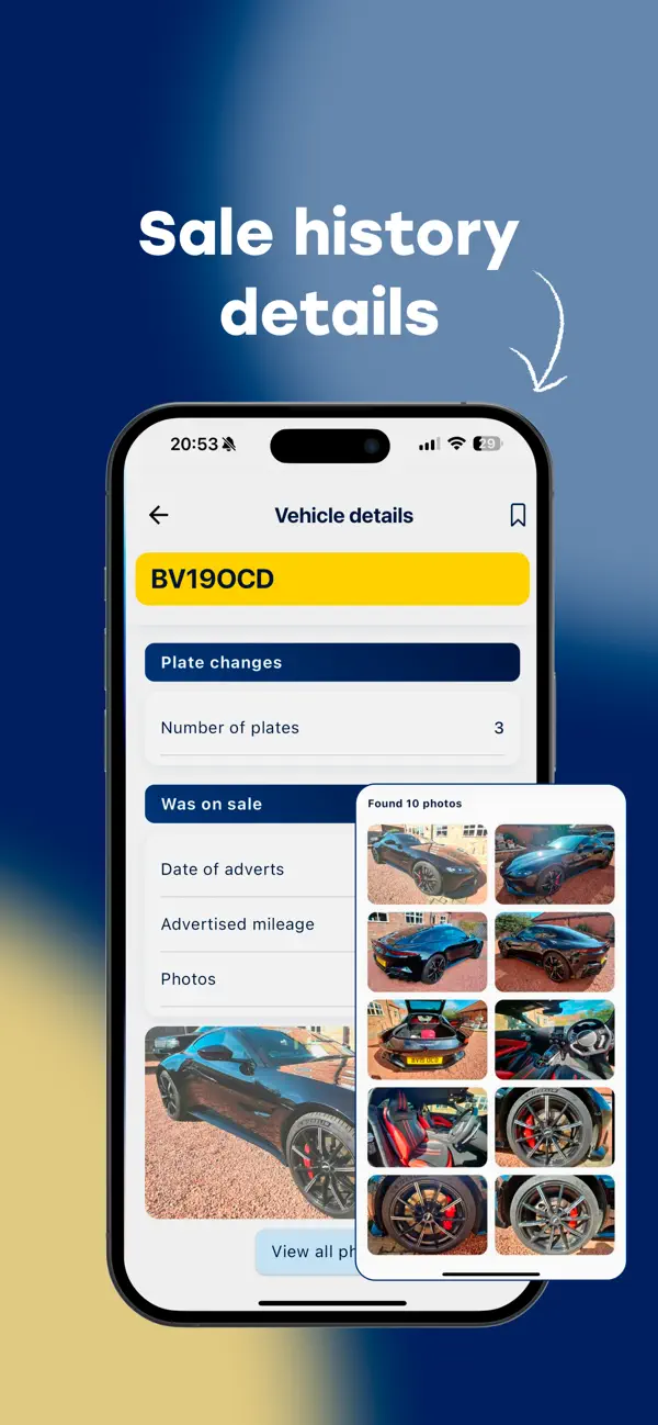 Screenshot #3 pour Car Check UK: Vehicle History