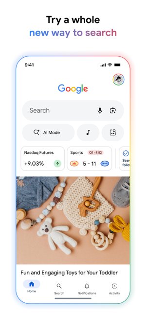 Google - More ways to search Screenshot