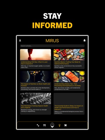Mirus iPad screenshot