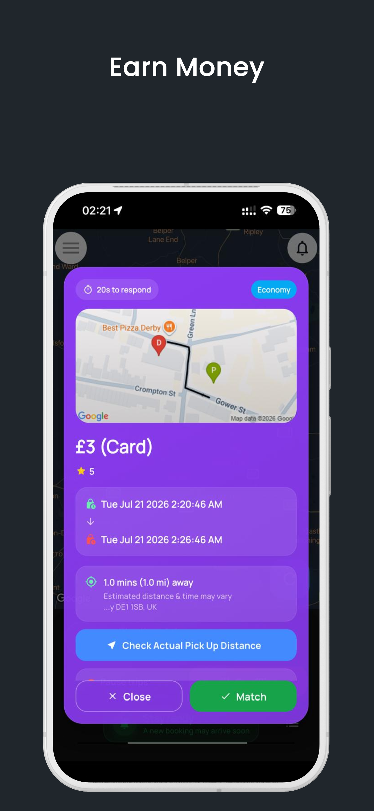 77 Driver: Drive & Earn screenshot 3