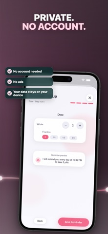 Remed - Medication Reminder iPhone screenshot