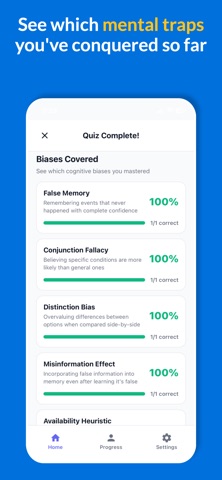 BehaviorIQ: Cognitive Bias Screenshot 4 of 8