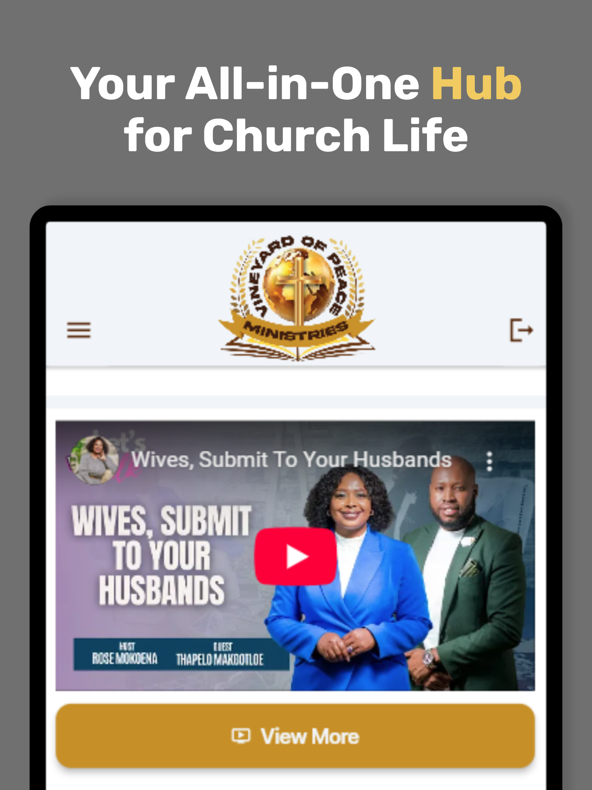 Vineyard Of Peace Ministries screenshot 10