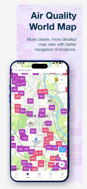 AQI iPhone screenshot 2