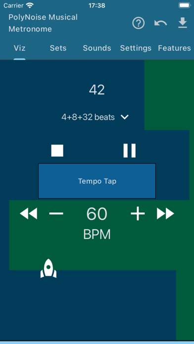 Screenshot #3 pour PolyNoise Musical Metronome