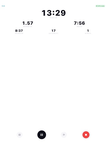 Brisk: Run, Walk, Cycle & Hike iPad screenshot