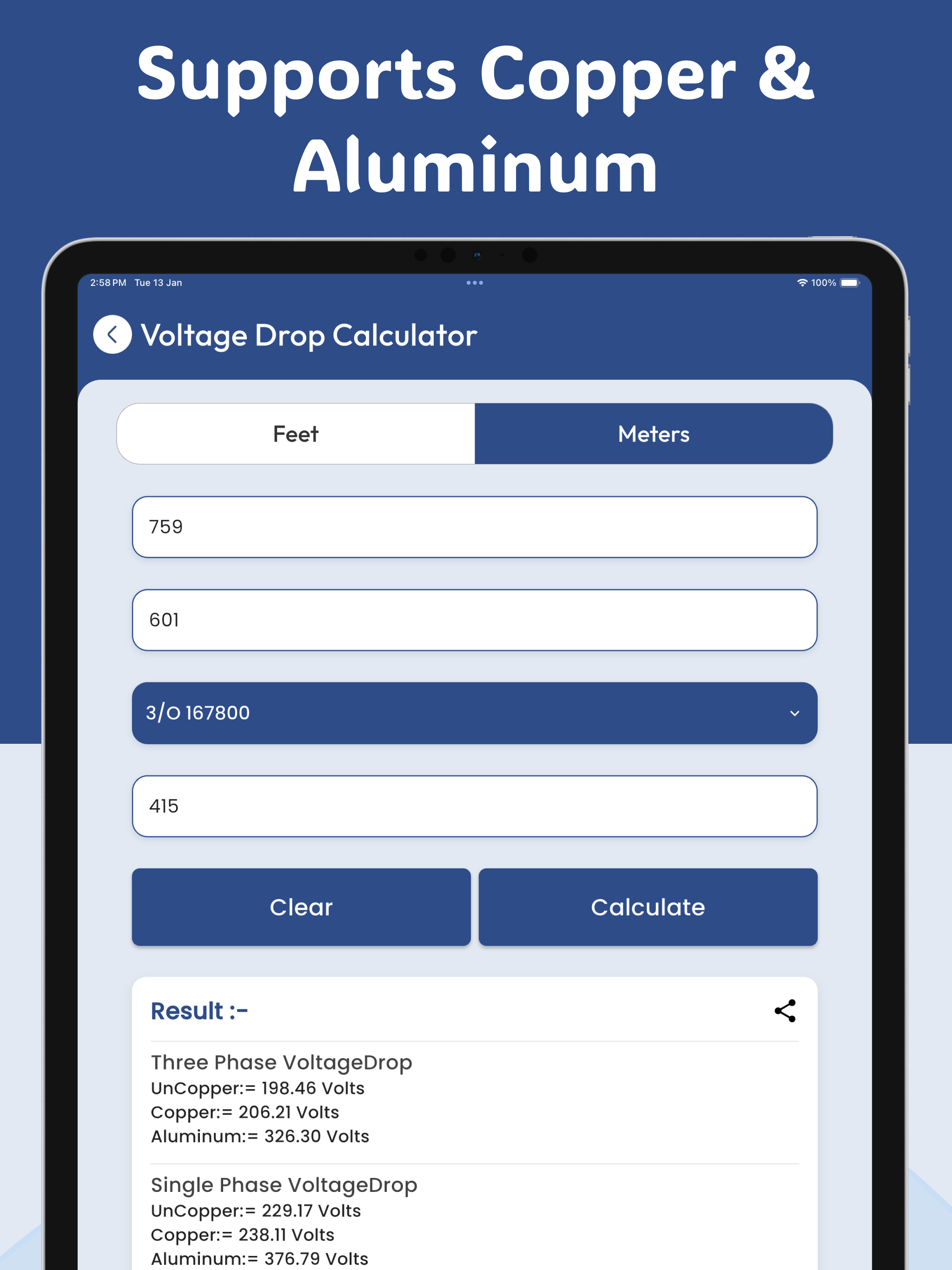 Voltage Drop Calculators screenshot 8
