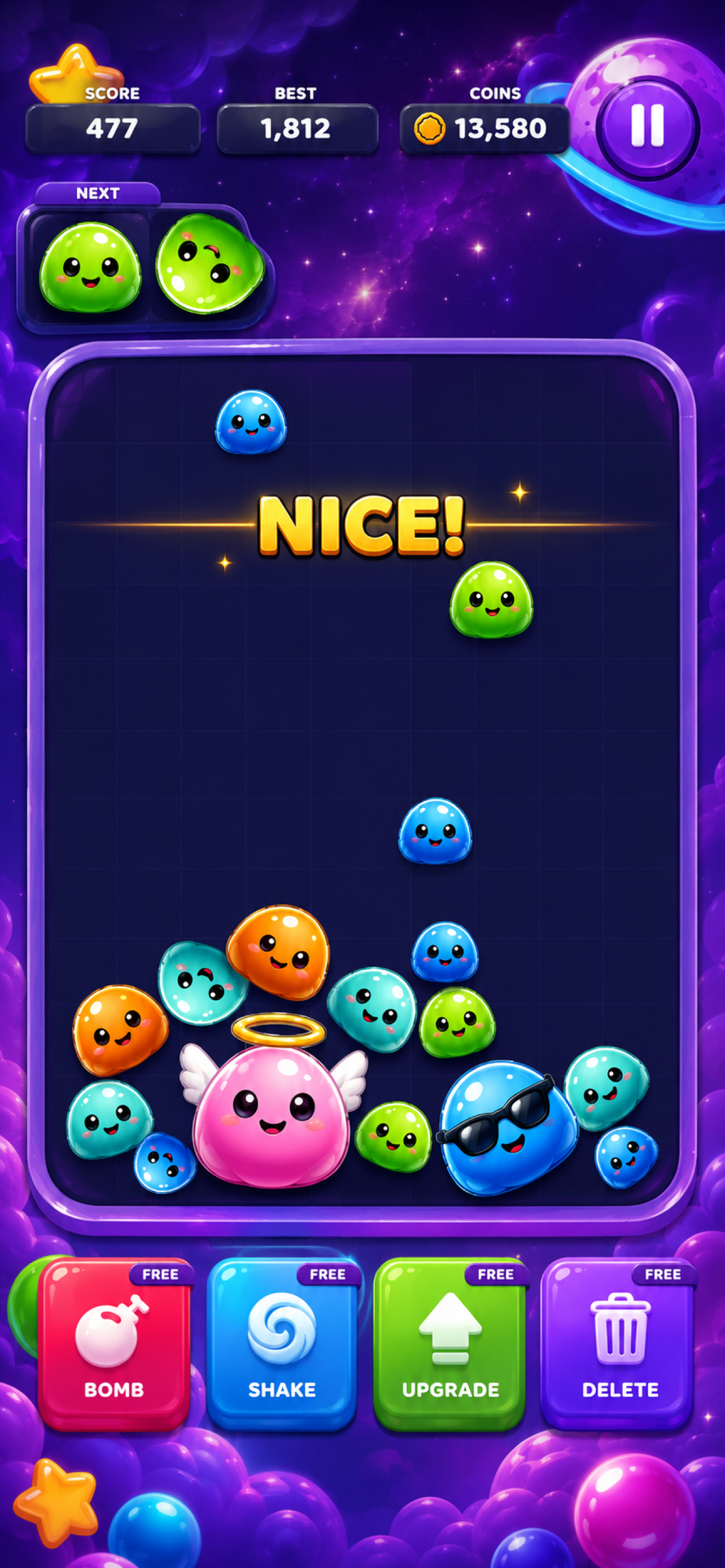 Blob Merge: Drop & Merge screenshot 2