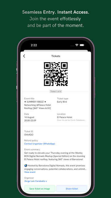 Oneforone - Community & Events iPhone screenshot 4 - Social Networking app
