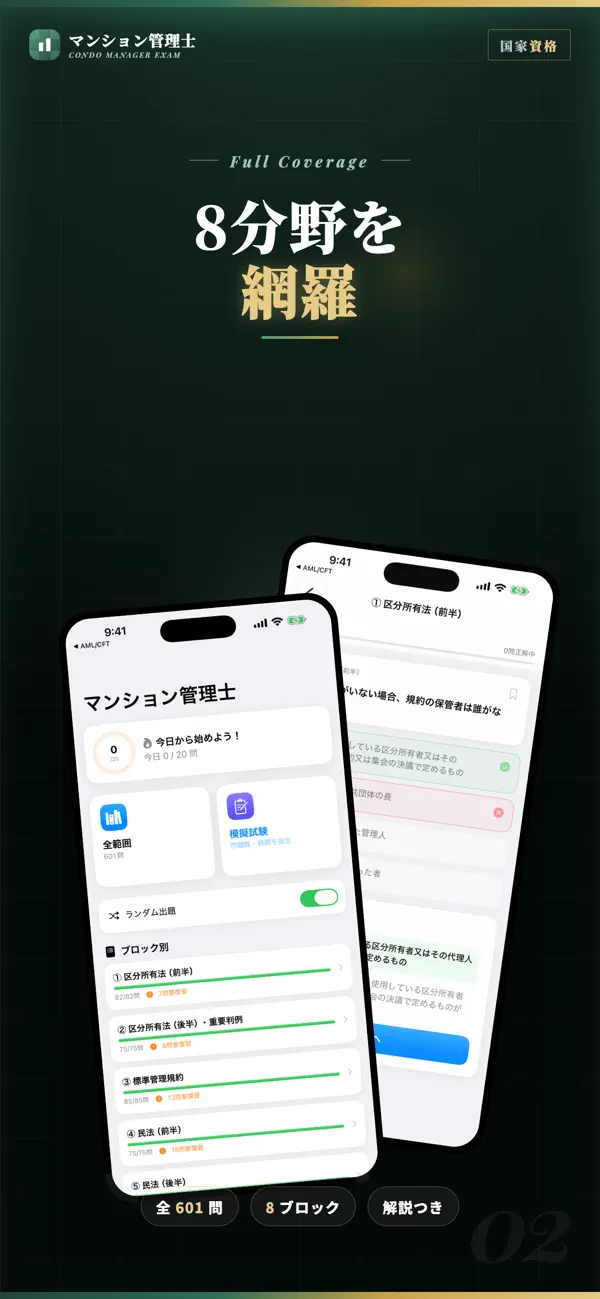Screenshot #2 pour マンション管理士 試験対策｜問題集