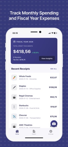 Receipt AI ◦ Smart Scanner screenshot