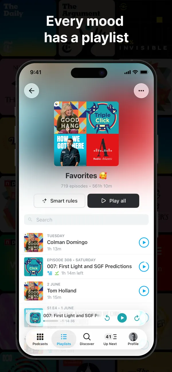 Pocket Casts iPhone App Screenshot 6 – Nachrichten