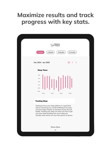 TISCH FIT iPad screenshot