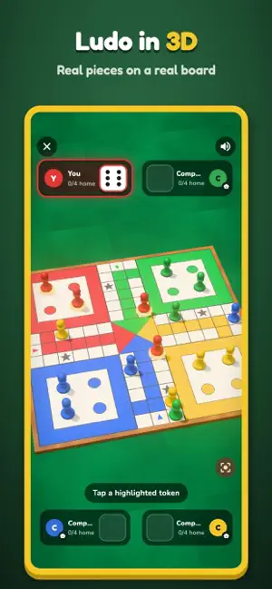 Ludo 3D: Snakes & Ladders screenshot 1