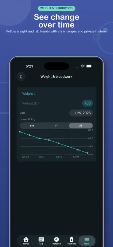 Dr.Peptide: Peptide Tracker screenshot 6 of 7