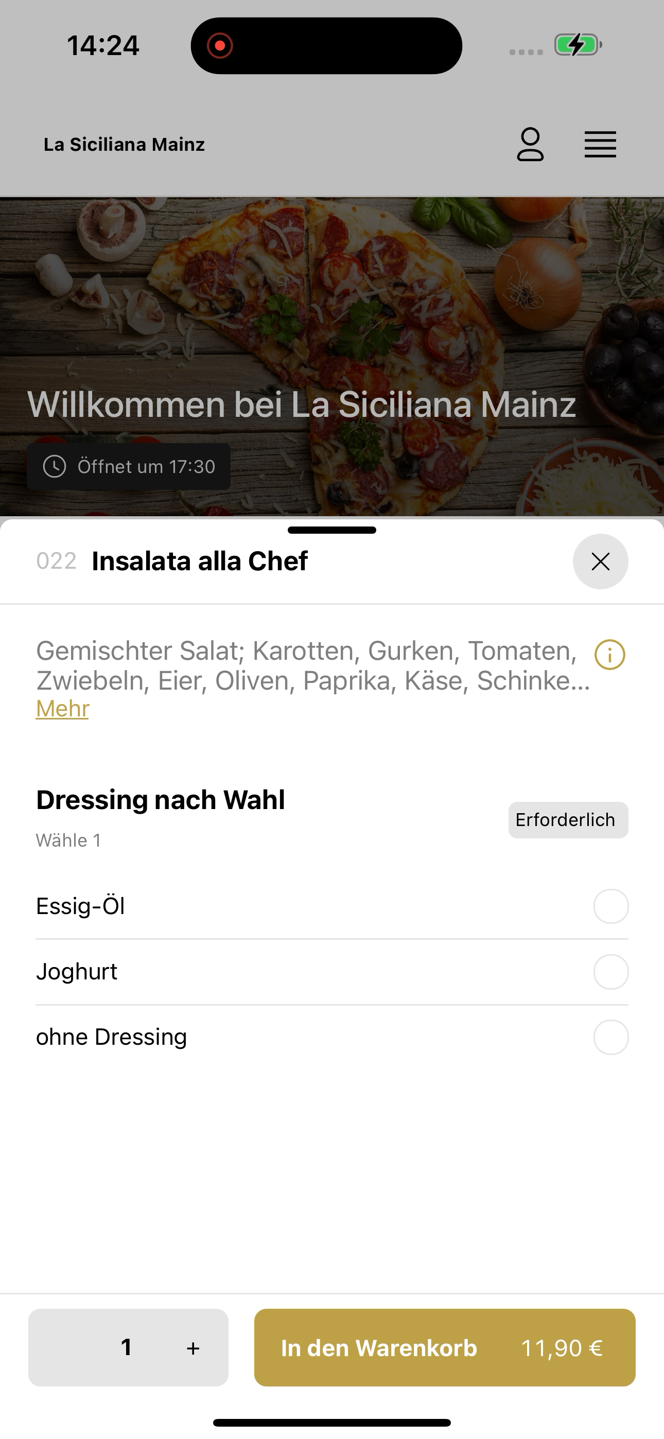 La Siciliana Mainz screenshot 8