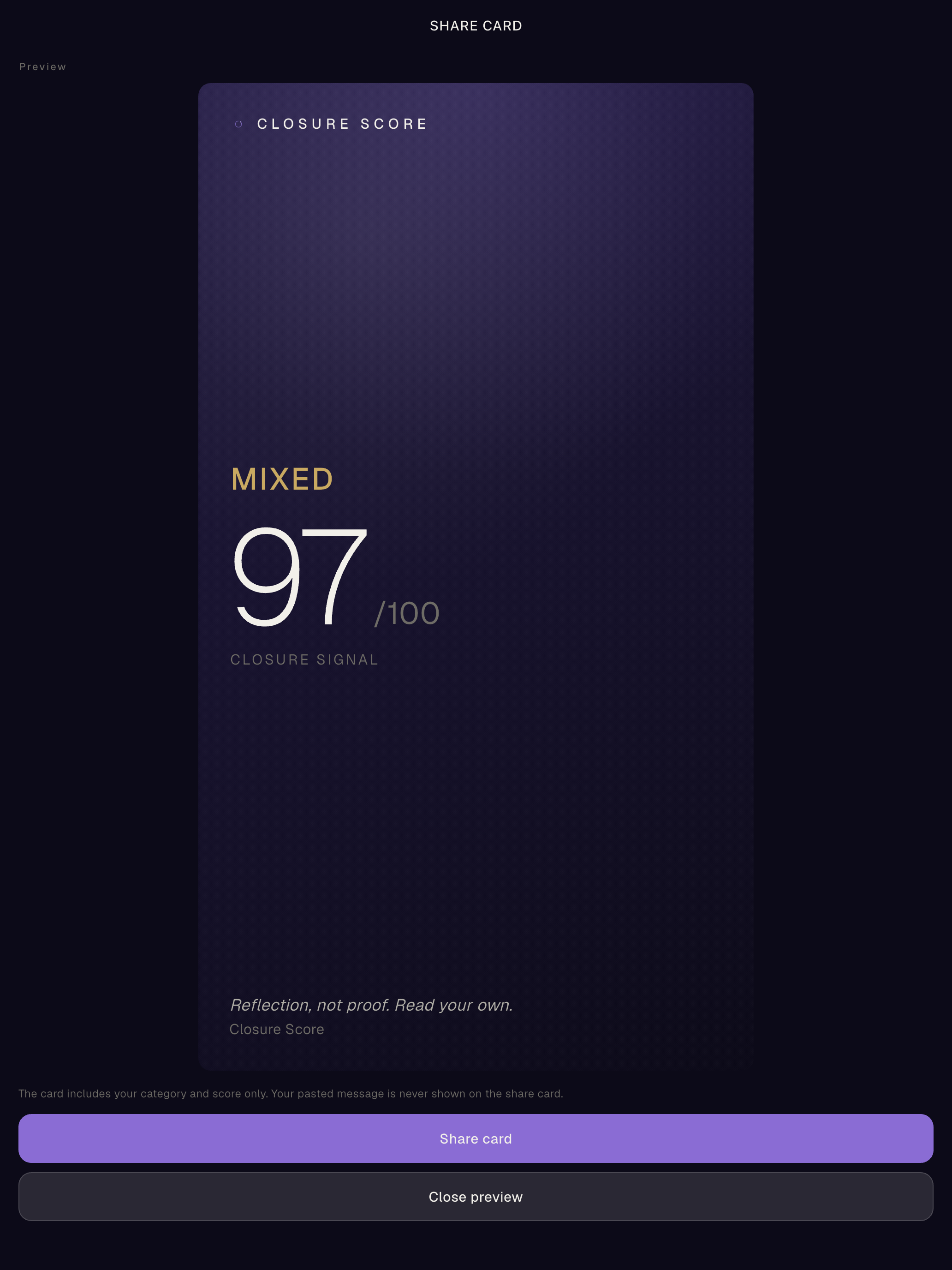 Closure Score screenshot 8