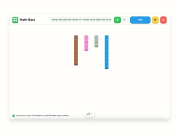 Manipulatives: Hands-On Math iPad screenshot