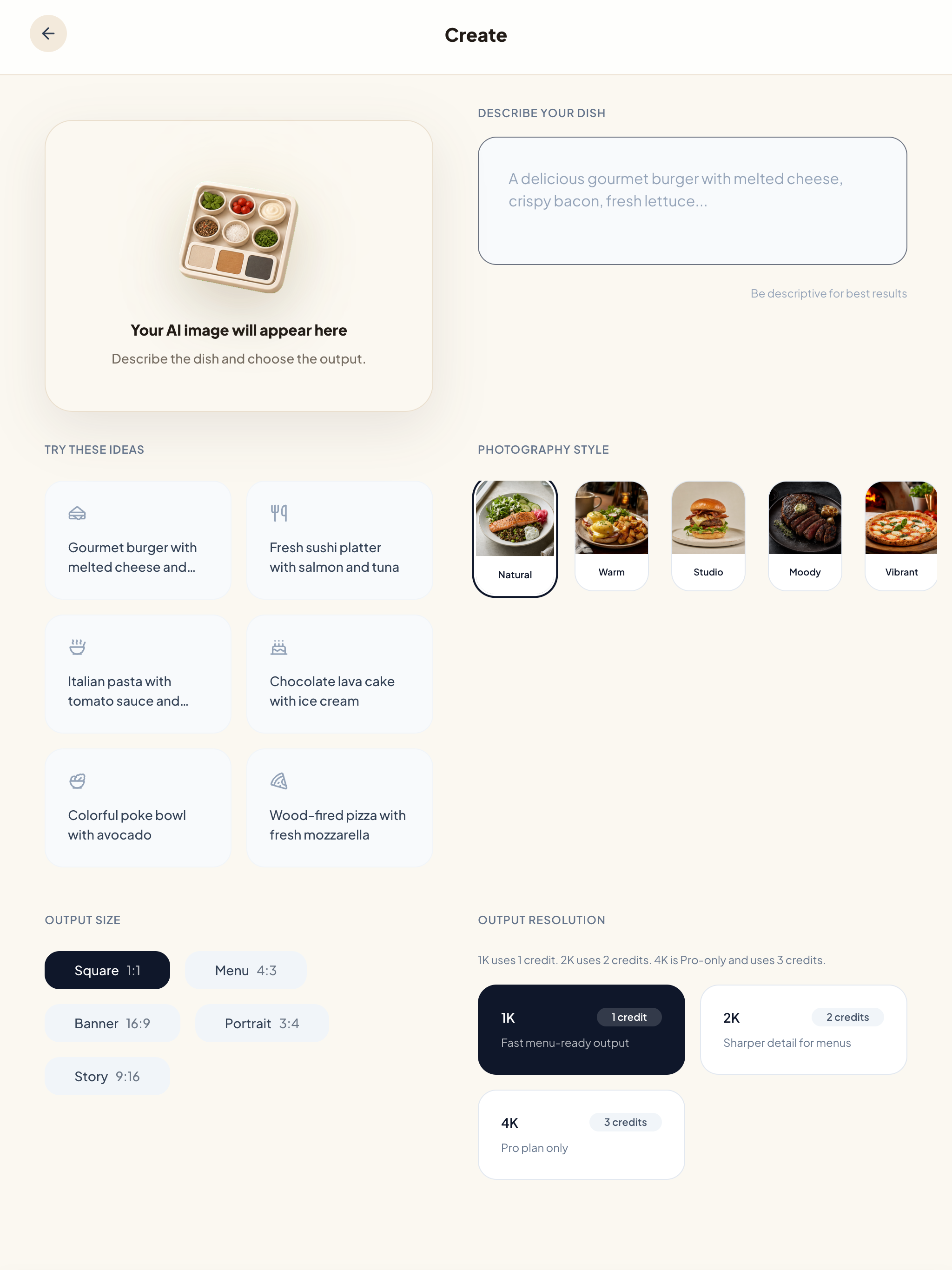 FoodPhoto AI