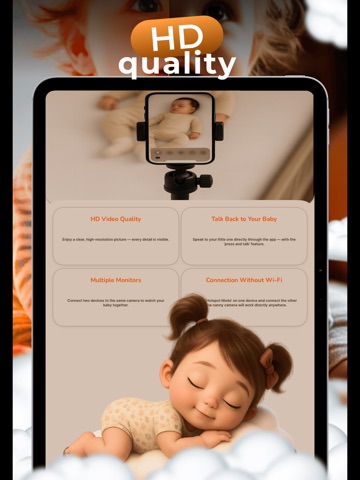 Sabi Nanny - Baby Monitor iPad screenshot