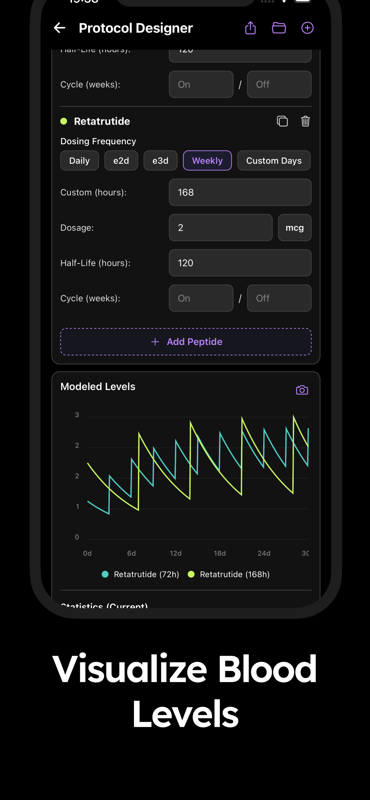 Peptide Tracker & Calculator screenshot 2