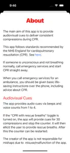 Easy CPR screenshot #5 for iPhone