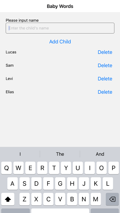 Screenshot #2 pour Baby Word Log