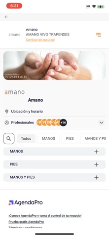 Reservas Amano Screenshot 1 of 6